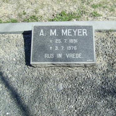 MEYER A.M. 1891-1976