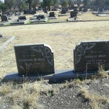MARX Andreas 1899-1973 &amp; Catharina M. 1902-1977