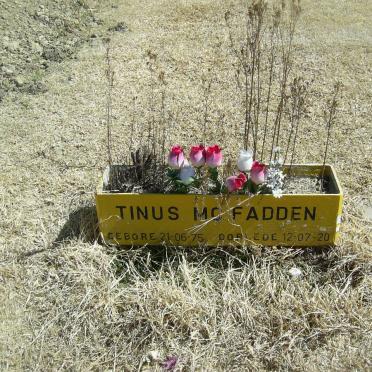 McFADDEN Tinus 1975-