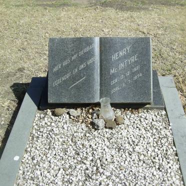 McINTYRE Henry 1921-1974