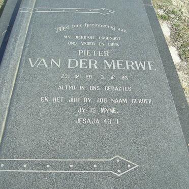 MERWE Pieter, van der 1929-1993