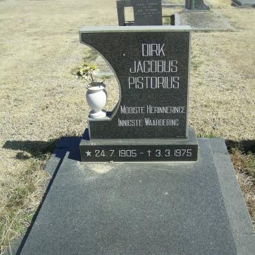 PISTORIUS Dirk Jacobus 1905-1975