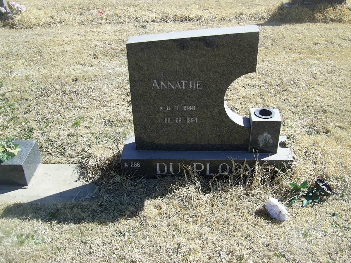 PLOOY Annatjie, du 1948-1994