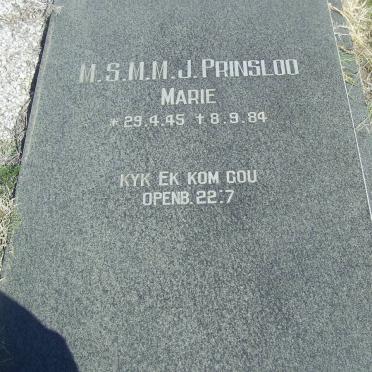 PRINSLOO M.S.M.M.J. 1945-1984