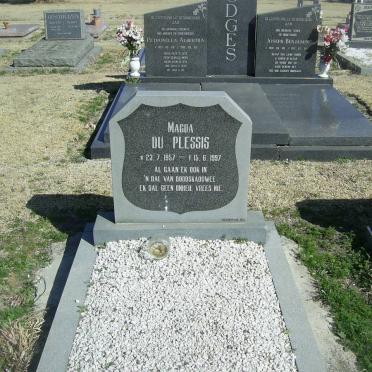 PLESSIS Magda, du 1957-1997