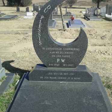 PLESSIS P.W., du 1948-1987