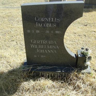 POTGIETER Cornelis Jacobus 1911-1993 &amp; Gertruida Wilhelmina Johanna 1914-