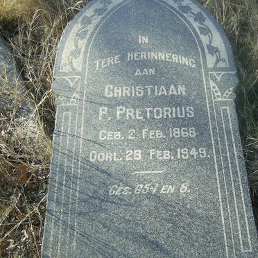 PRETORIUS Christiaan P. 1868-1949