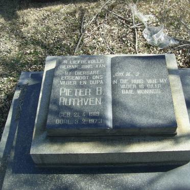 RUTHVEN Pieter B. 1919-1973