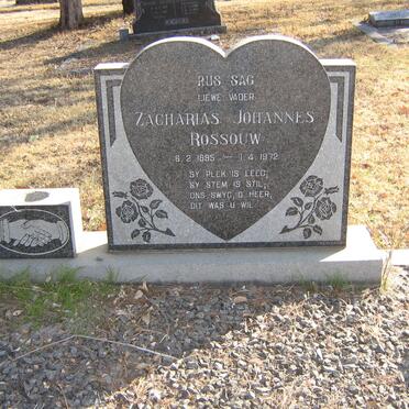 ROSSOUW Zacharias Johannes 1895-1972