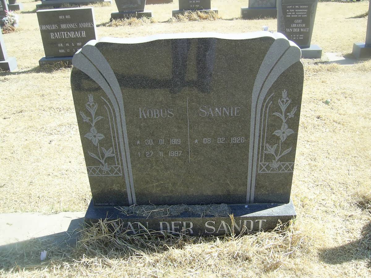 SANDT Kobus, van der 1919-1997 &amp; Sannie 1926-