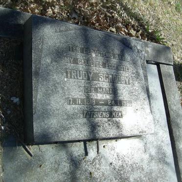 SCROOBY Trudy nee MARAIS 1918-1966