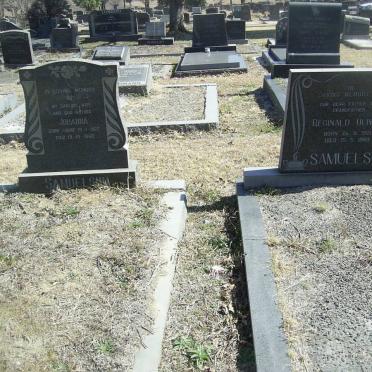 SAMUELSON Reginald Olivier 1921-1980 &amp; Johanna FOURIE 1922-1969