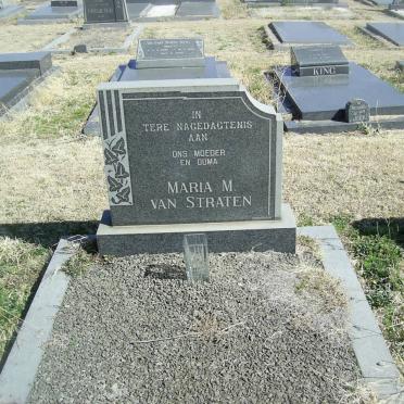 STRATEN Maria M., van 