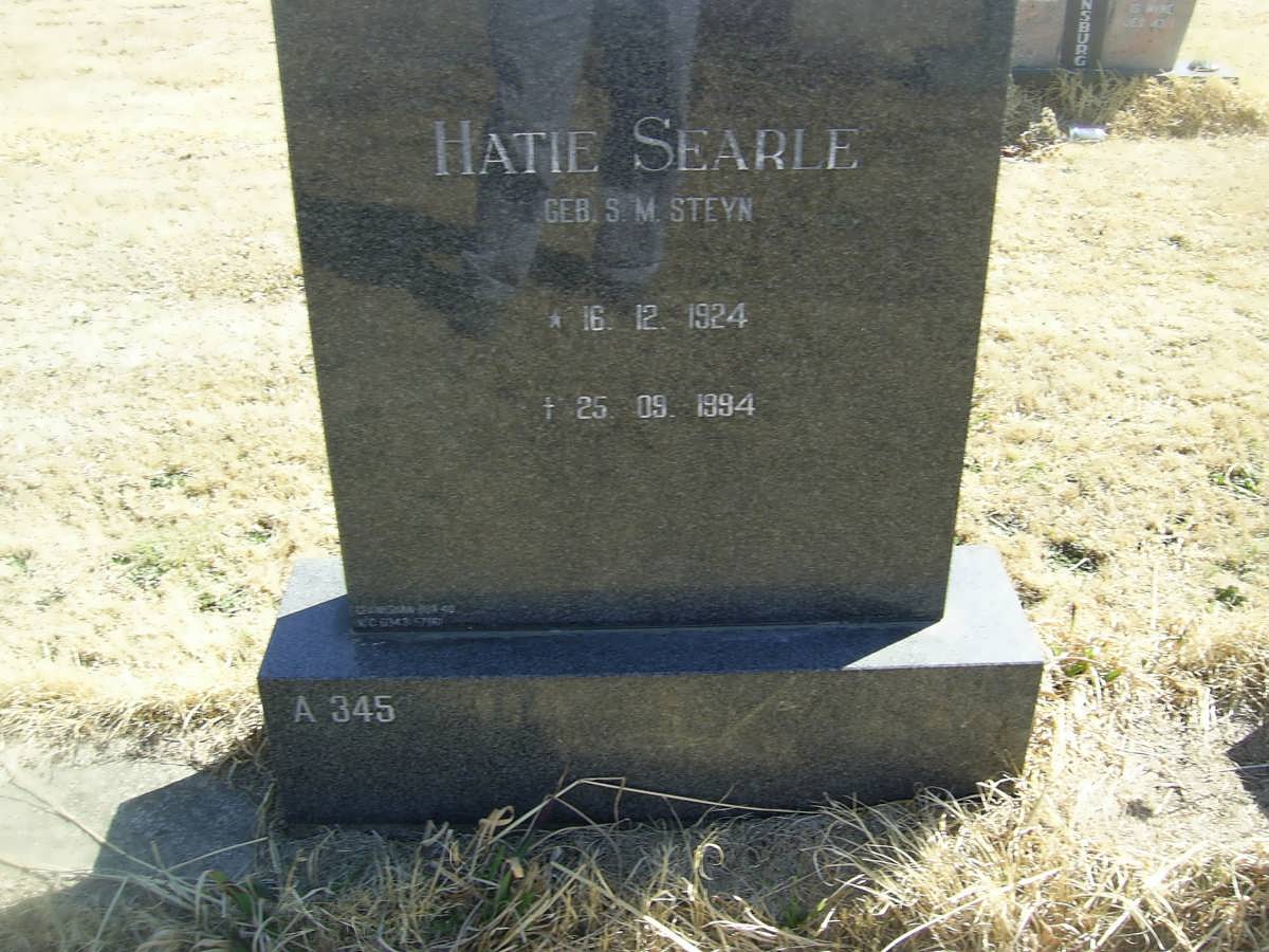 SEARLE Hatie nee STEYN 1924-1994