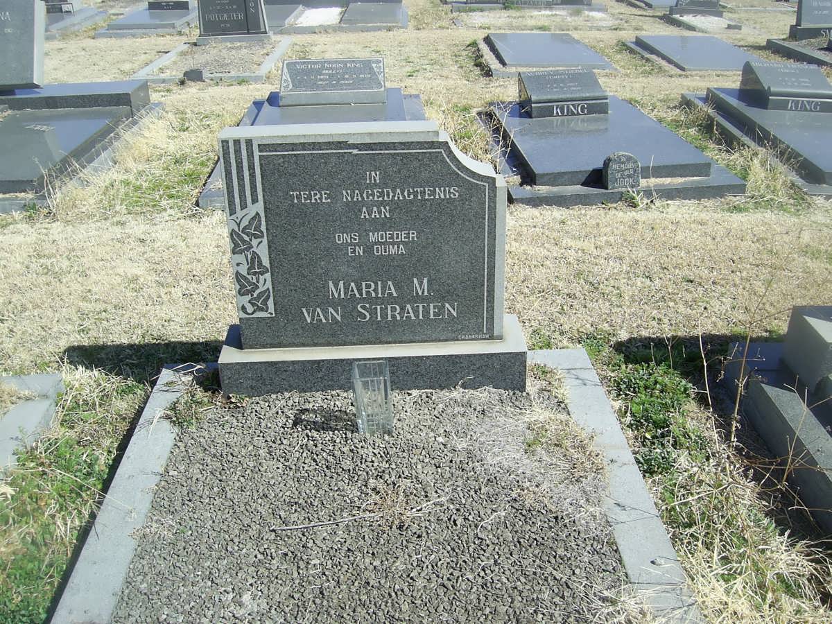 STRATEN Maria M., van 
