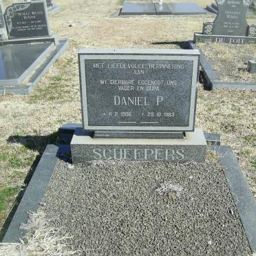 SCHEEPERS Daniel P. 1906-1983