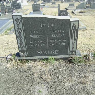 SQUIRE Arthur Robert 1891-1978 &amp; Engela Clasina 1888-1985