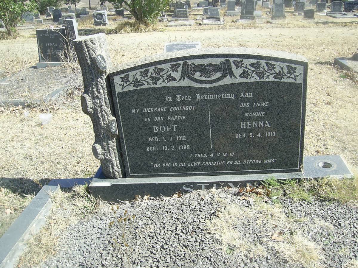 STEYN Boet 1912-1962 &amp; Henna 1917-