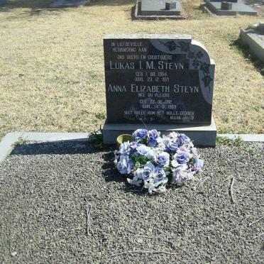 STEYN Lukas I.M. 1904-1971 &amp; Anna Elizabeth DU PLESSIS 1912-1989