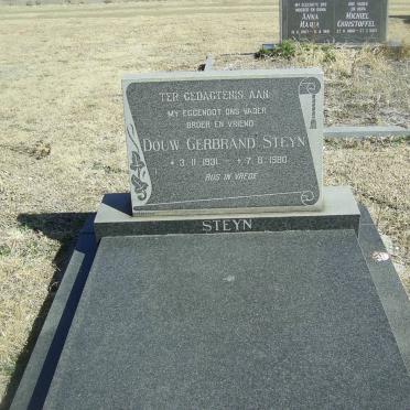 STEYN Douw Gerbrand 1931-1980