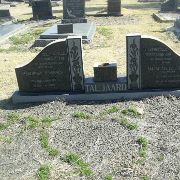 TALJAARD Marthinus Johannes 1907-1971 &amp; Maria Aletta Cecilia MULLER 1915-1979