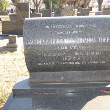 THERON Jacomina Hendrina Johanna nee STEYN 1892-1976