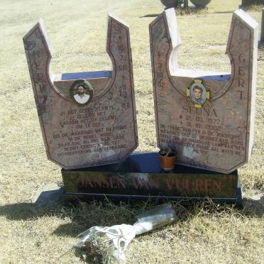 VUUREN Gerrie, Jansen van 1956-1997 :: JANSEN VAN VUUREN Gert 1977-2002