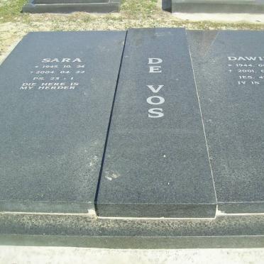 VOS Dawid, de 1944-2001 &amp; Sara 1945-2004