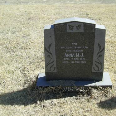 VISSER Anna M.J. 1915-1988