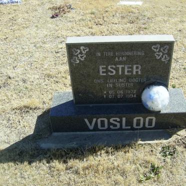 VOSLOO Ester 1972-1994