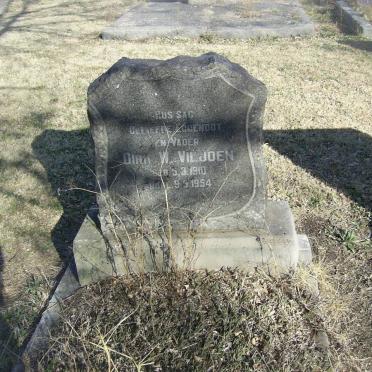 VILJOEN Dirk W. 1910-1954