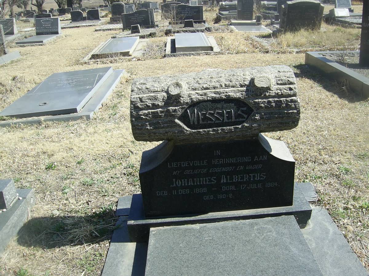 WESSELS Johannes Albertus ?-?