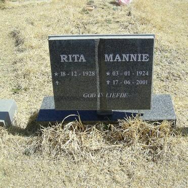 ? Mannie 1924-2001 &amp; Rita 1928-