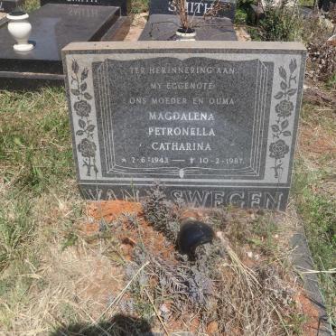 ASWEGEN Magdalena Petronella Catharina, van 1943-1987