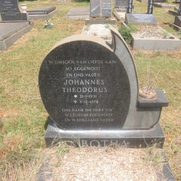 BOTHA Johannes Theodorus 1931-1979