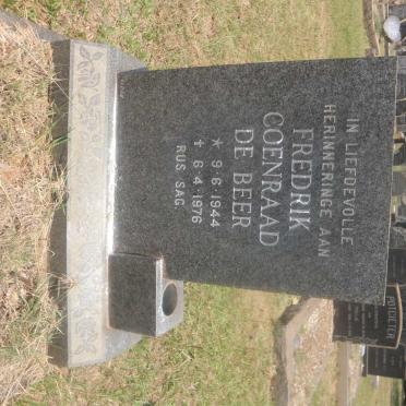 BEER Fredrik Coenraad, de 1944-1976