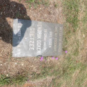 COETZEE Hendrik Ockert 1893-1975