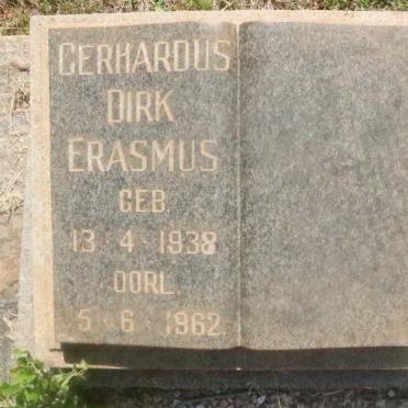 ERASMUS Gerhardus Dirk 1938-1962
