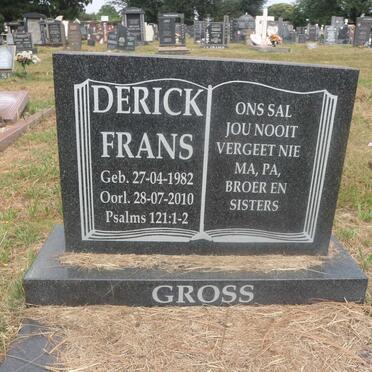 GROSS Derick Frans 1982-2010