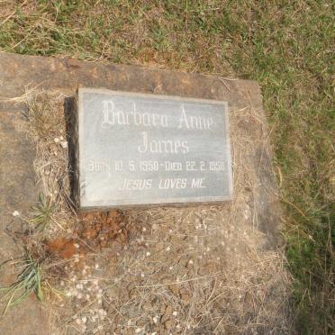 JAMES Barbara Anne 1950-1958