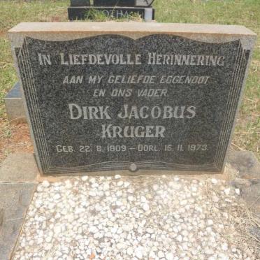 KRUGER Dirk Jacobus 1909-1973