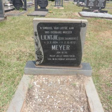 MEYER Lientjie nee SAUNDERS 1934-1972