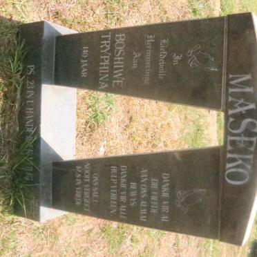 MASEKO Boshiwe Tryphina