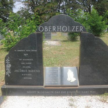 OBERHOLZER Jacobus Barend 1923-1982