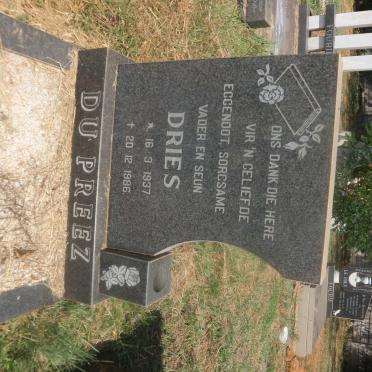 PREEZ Dries, du 1937-1986