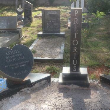 PRETORIUS Louis 1961-1986 &amp; Amanda 1963-2019