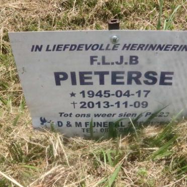PIETERSE F.L.J.B. 1945-2013