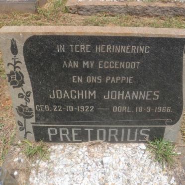 PRETORIUS Joachim Johannes 1922-1966