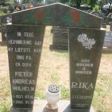 SCHWARTZ Pieter Andreas Wilhelm 1937-2002 :: SCHWARTZ Rika 1960-2010